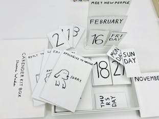 Calendar kit box
